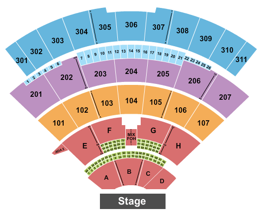 Jones Beach Theater Bone Thugs N Harmony Seating Chart